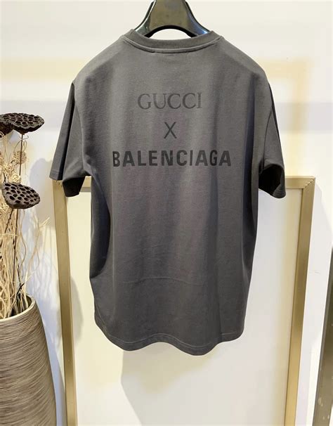 gucci balenciaga collab t shirt|balenciaga gucci puffer.